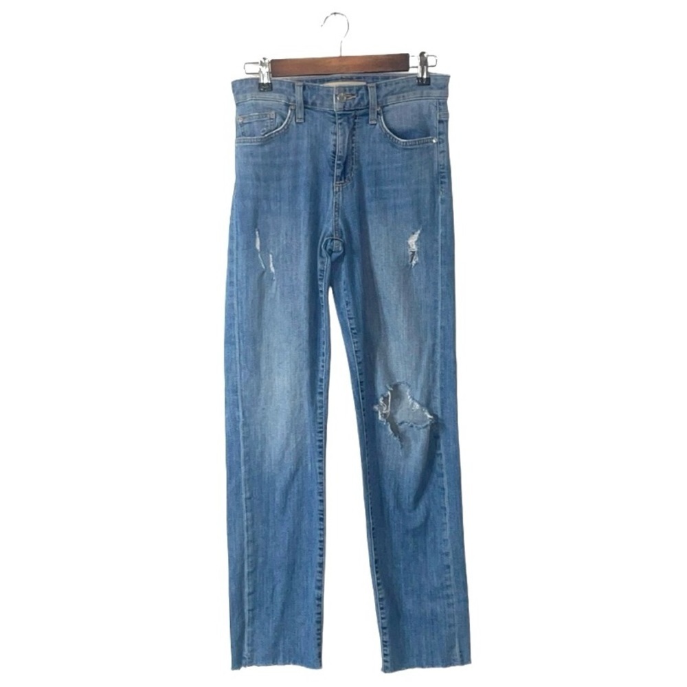 Joe’s Jeans Niki Mid Rise Boyfriend Blue Denim Straight Leg Relaxed Fit 25